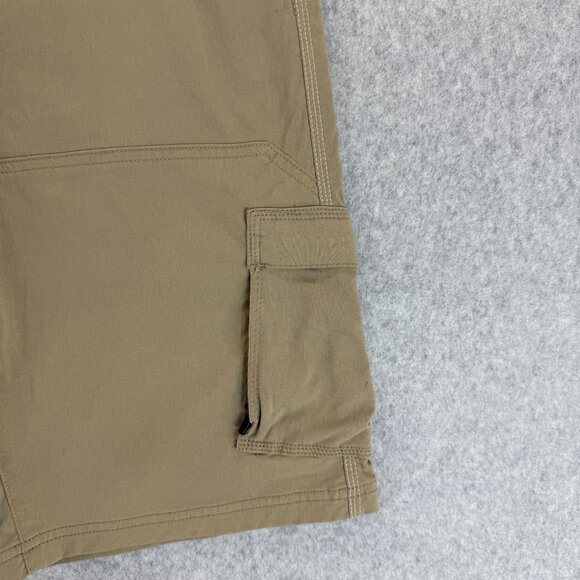 Prana Mens Size Small Tan Cargo Zion Shorts Nylon Blend Khaki‎ Adjustable Waist - Picture 5 of 14
